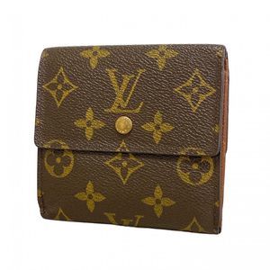 Louis Vuitton Monogram Portefeuille Elise Tri-fold Wallet M61654 Brown  Women's